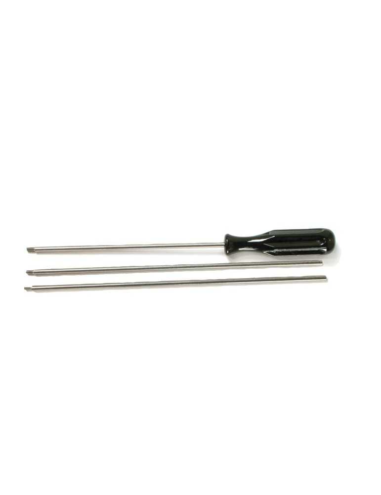 Baguette de nettoyage en acier 3 pièces