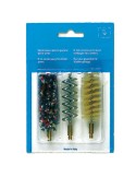 Set de 3 brosses spirales pour canons lisses