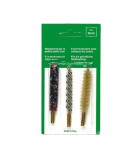 Set de 3 brosses spirales pour canons lisses de petit calibre