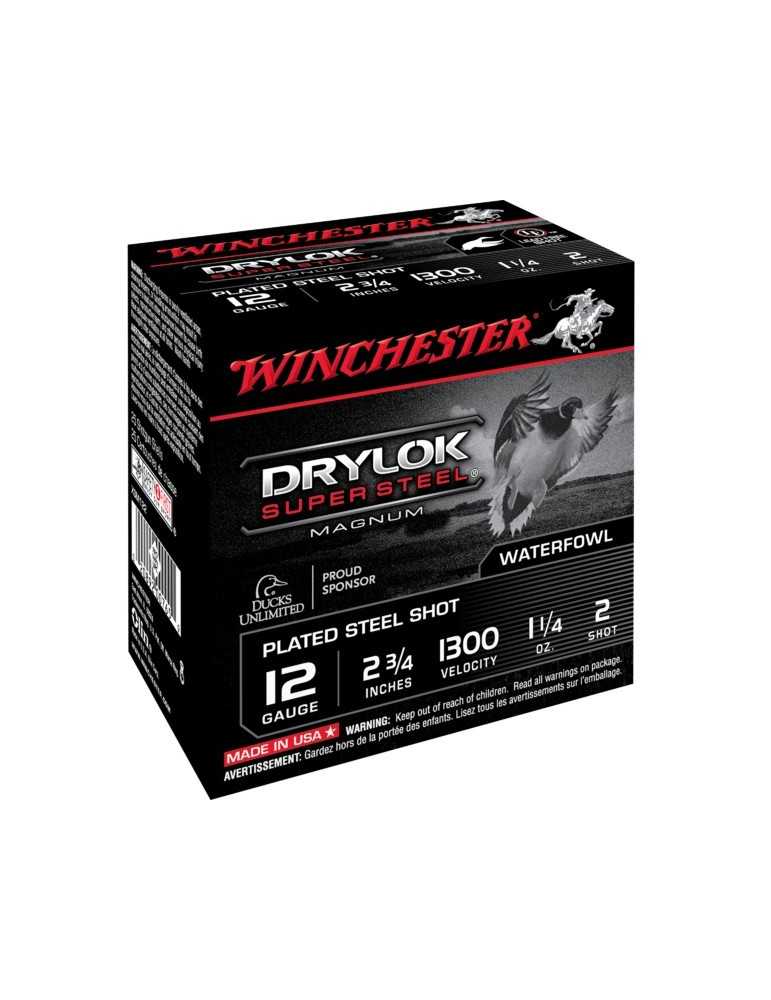 Winchester Drylok HP C.12/70 35g cartouches chasse acier