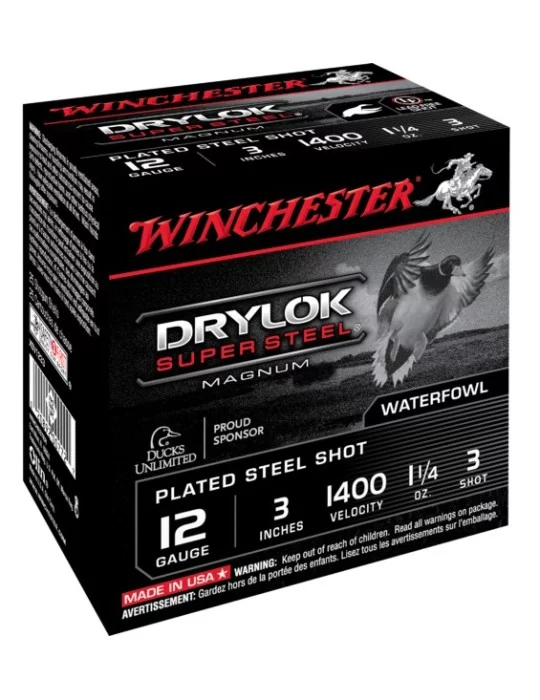 Winchester Drylok HP C.12/76 35g cartouche chasse acier