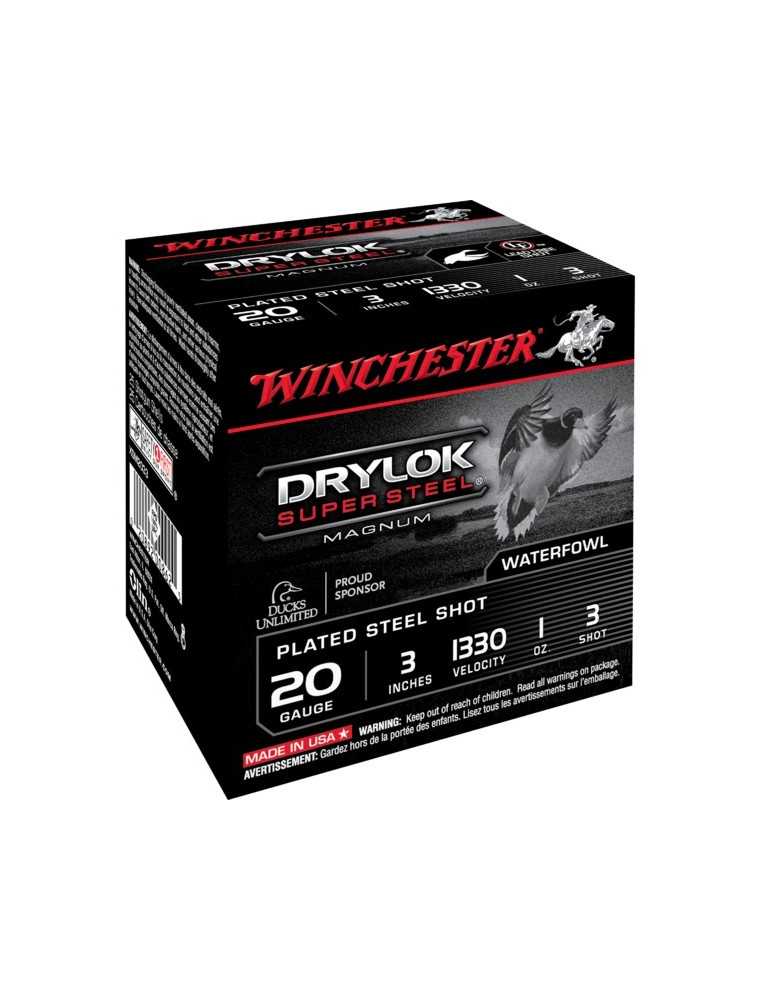 Winchester Drylok HP C.20/76 28g cartouches chasse acier