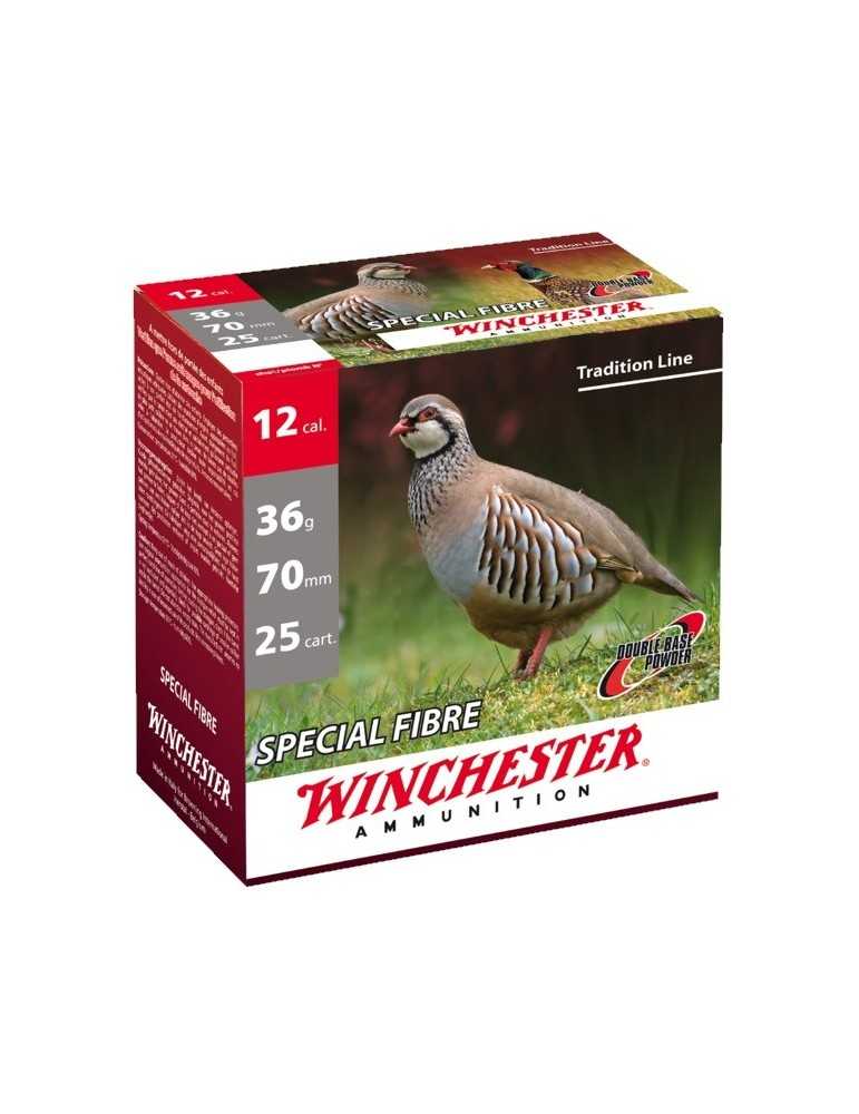 Winchester Special Fibre C.12/70 36g cartouches chasse bourre grasse