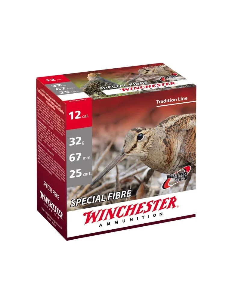 Winchester Special Fibre C.12/67 32g cartouches chasse bourre grasse