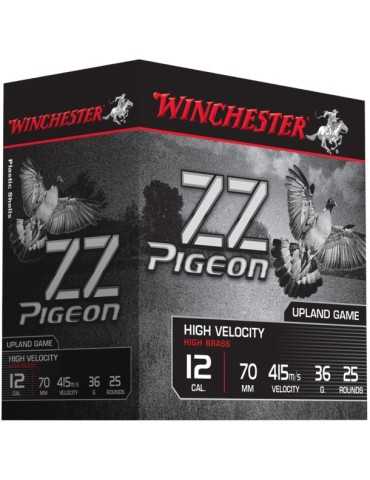 ZZ pigeon Winchester C.12 36gr. cartouches chasse 2