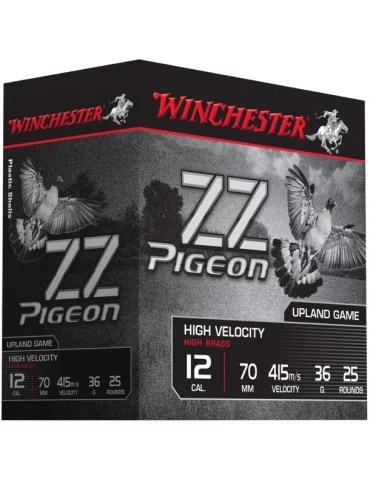 ZZ pigeon Winchester C.12 36gr. cartouches chasse 2