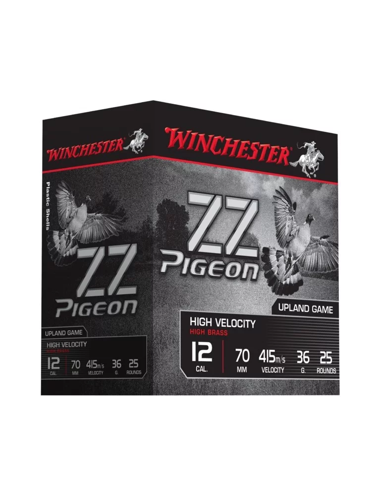 ZZ pigeon Winchester C.12 36gr. cartouches chasse