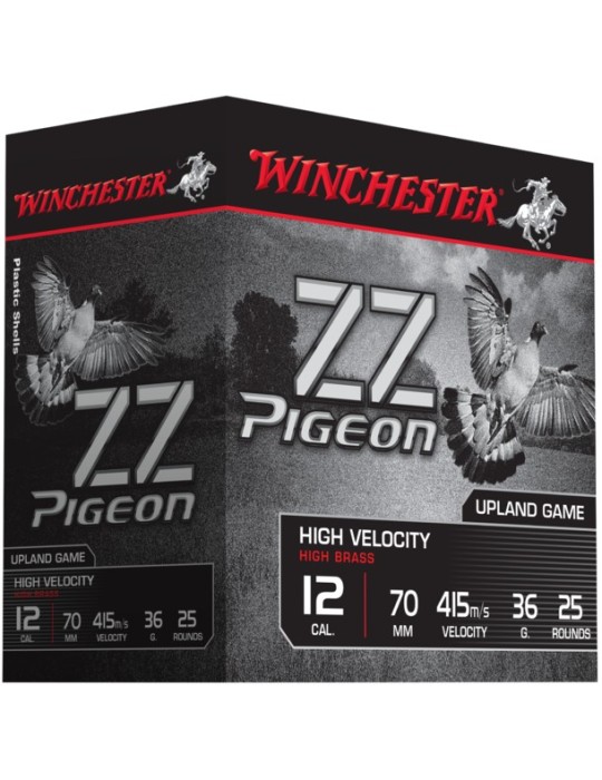 ZZ pigeon Winchester C.12 36gr. cartouches chasse
