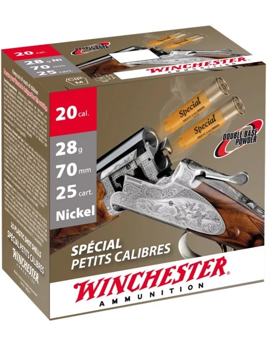Winchester Spécial Petits Calibres C.20/70 28g plombs nickelés