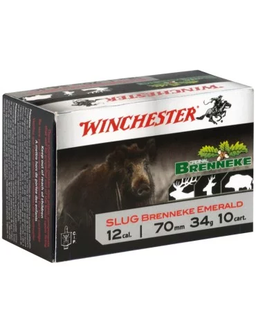 Winchester Brenneke Emerald C.12/70 cartouche à balle 2