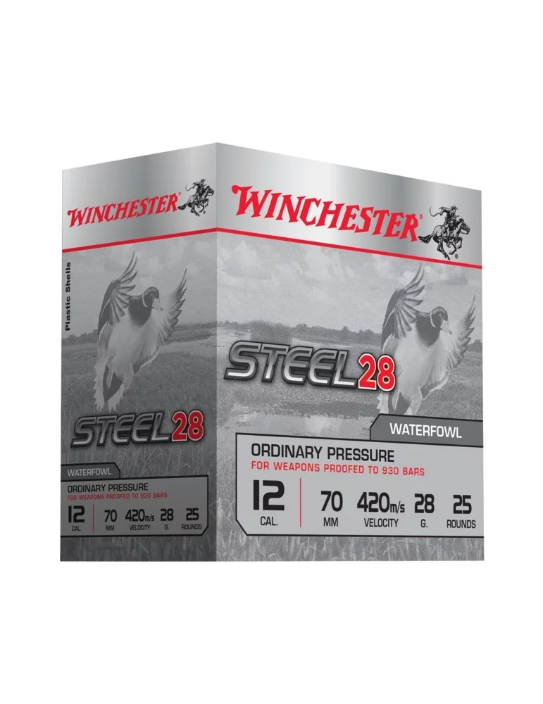 Winchester Steel 28 BP C.12/70 28g cartouche acier