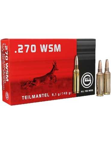 GECO .270 WSM TM demi-blindée 140 gr 2