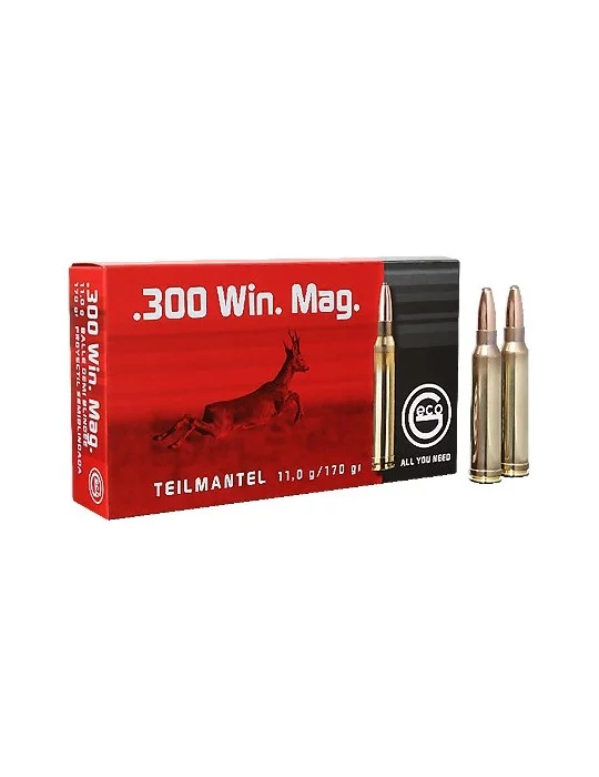 GECO .300 Win. Mag. TM demi-blindée 170 gr