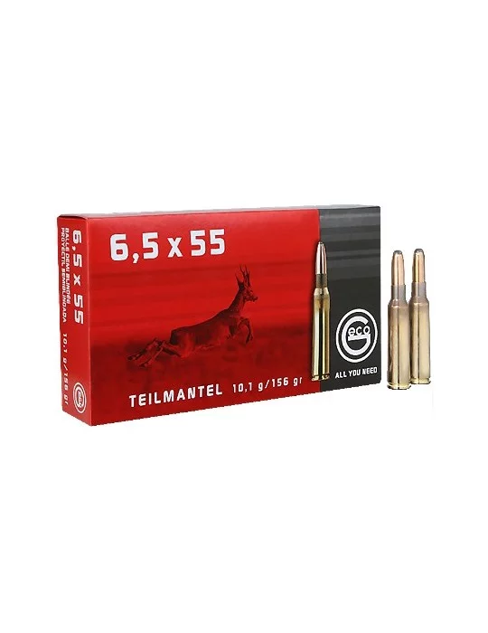 GECO 6.5x55 TM demi-blindée 156 gr