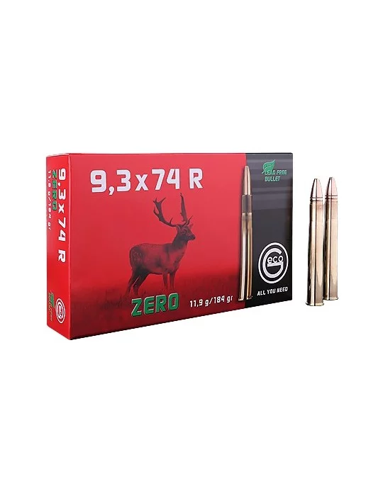 GECO 9.3x74 R Zero 184 gr sans plomb