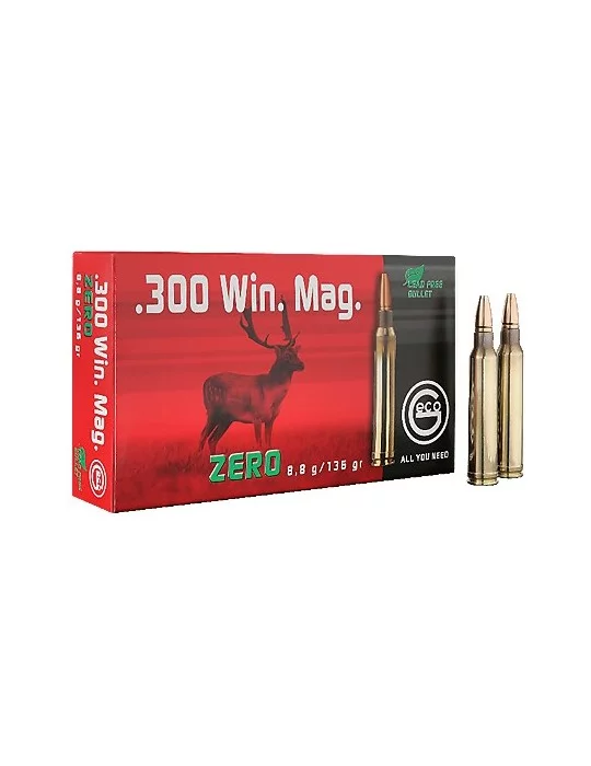 GECO .300 Win. Mag. Zero 136 gr sans plomb