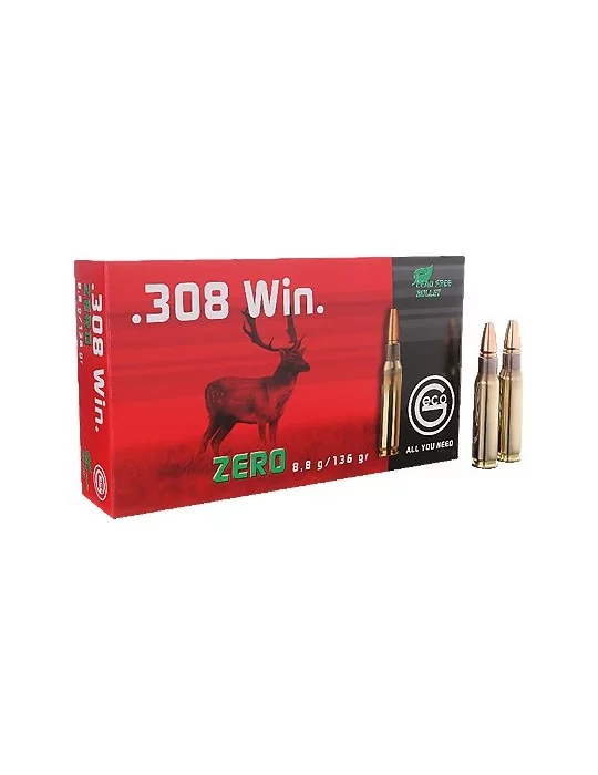 GECO .308 Win. Zero 136 gr sans plomb