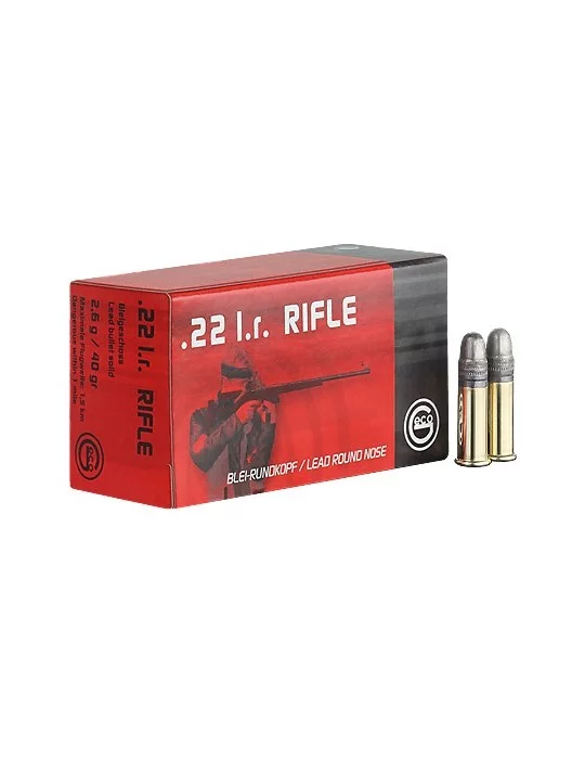 GECO Rifle .22 LR 40 gr lot de 500*