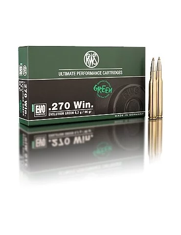 RWS .270 Win. EVO Green 96 gr sans plomb 2