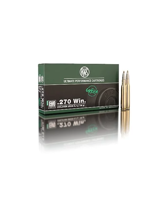 RWS .270 Win. EVO Green 96 gr sans plomb