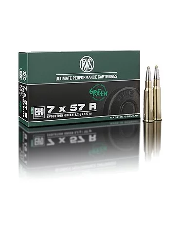 RWS 7x57 R EVO Green 127 gr sans plomb 2