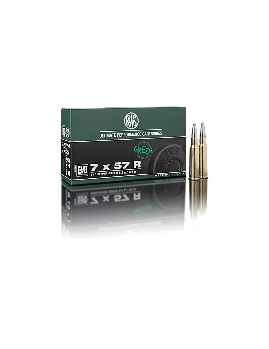 RWS 7x57 R EVO Green 127 gr sans plomb