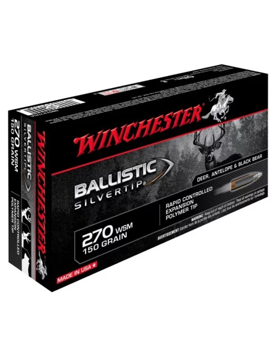 Winchester .270 WSM Ballistic Silvertip 150 gr