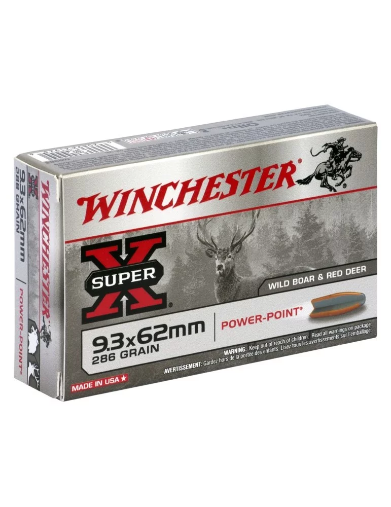 Winchester 9.3x62 Power-Point 286 gr