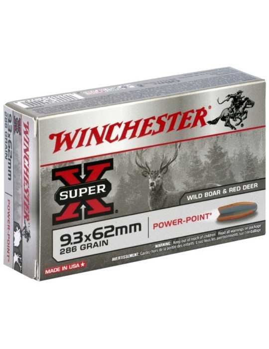 Winchester 9.3x62 Power-Point 286 gr