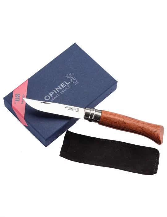 Couteau Opinel luxe manche en padouk verni