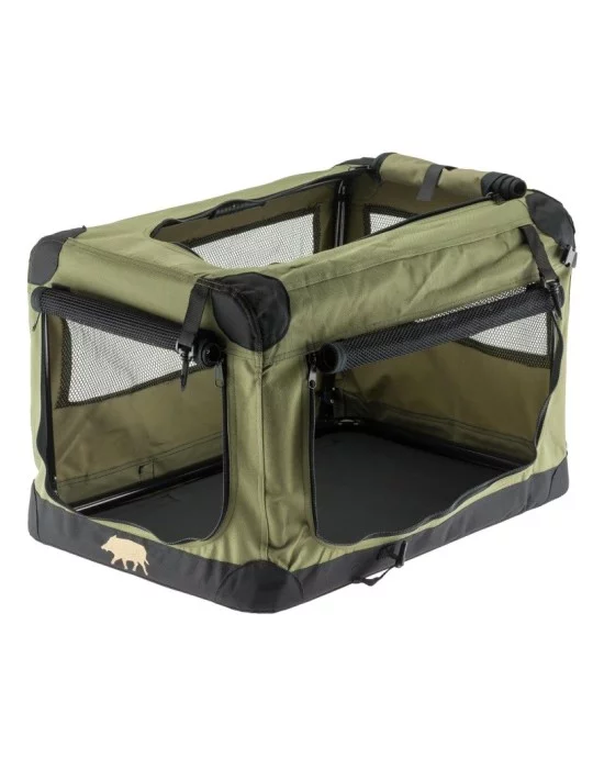 Niche pliable nomade pour chien de chasse