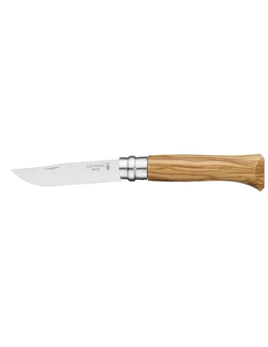 Couteau Opinel N°10 manche en olivier coffret cadeau