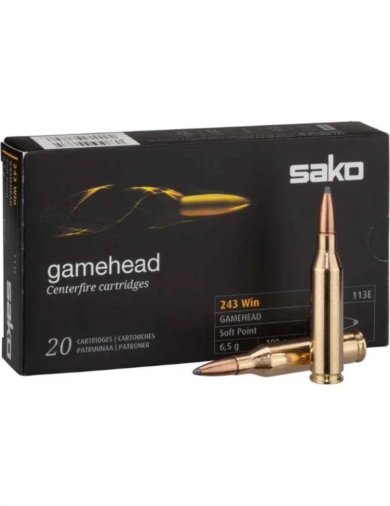 Sako .243 Win. Gamehead 100 gr