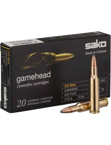 Sako .222 Rem. Gamehead 55gr