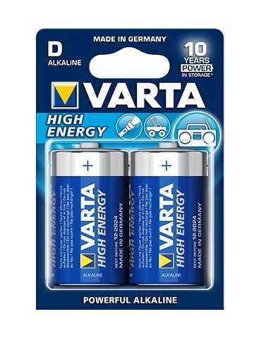 Pile alcaline D Varta par 2