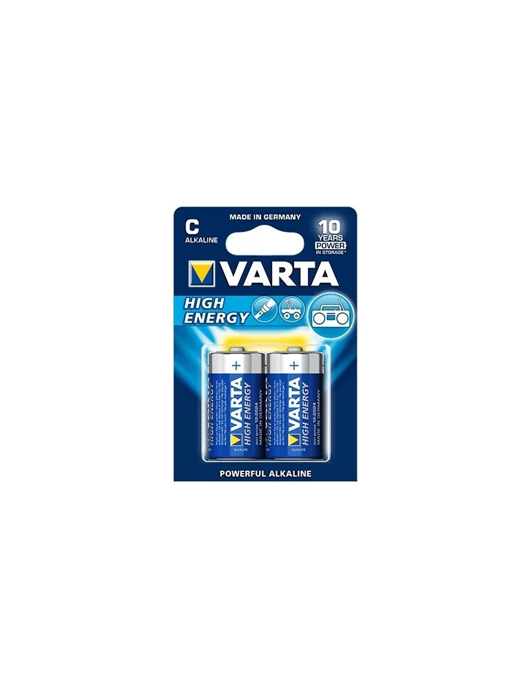 Piles alcalines LR14 C Varta par 2