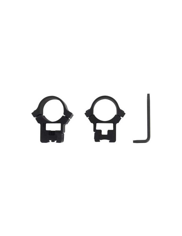 Paire de colliers de montage en aluminium haut rail 11mm et