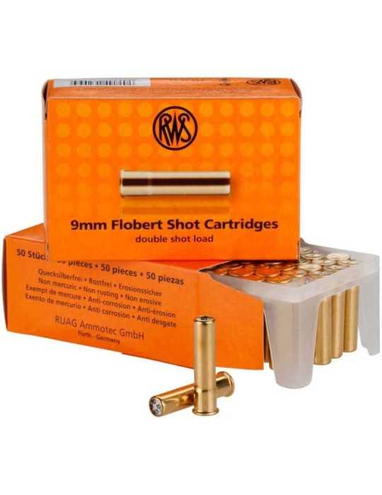 RWS 9mm Flobert double charge n°8 par 50
