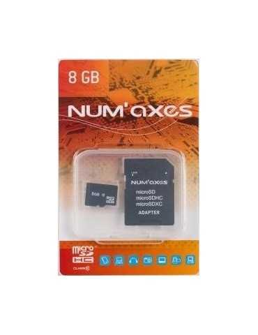 Carte Micro SD 8 GB avec adaptateur