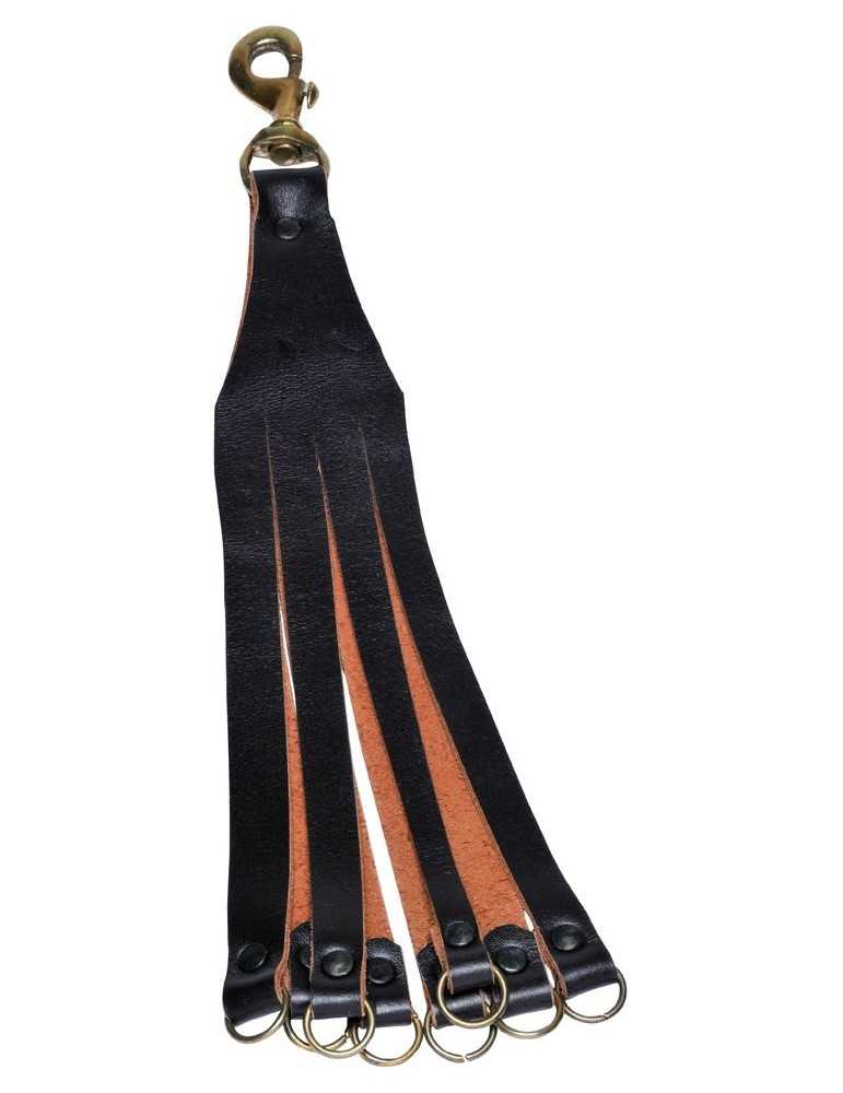 Porte oiseaux en cuir vachette