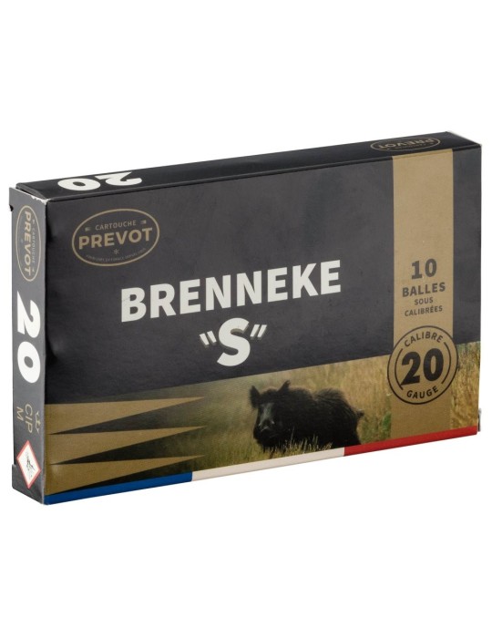 Balle sous-calibrée Prevot Brenneke "S" C.20/76