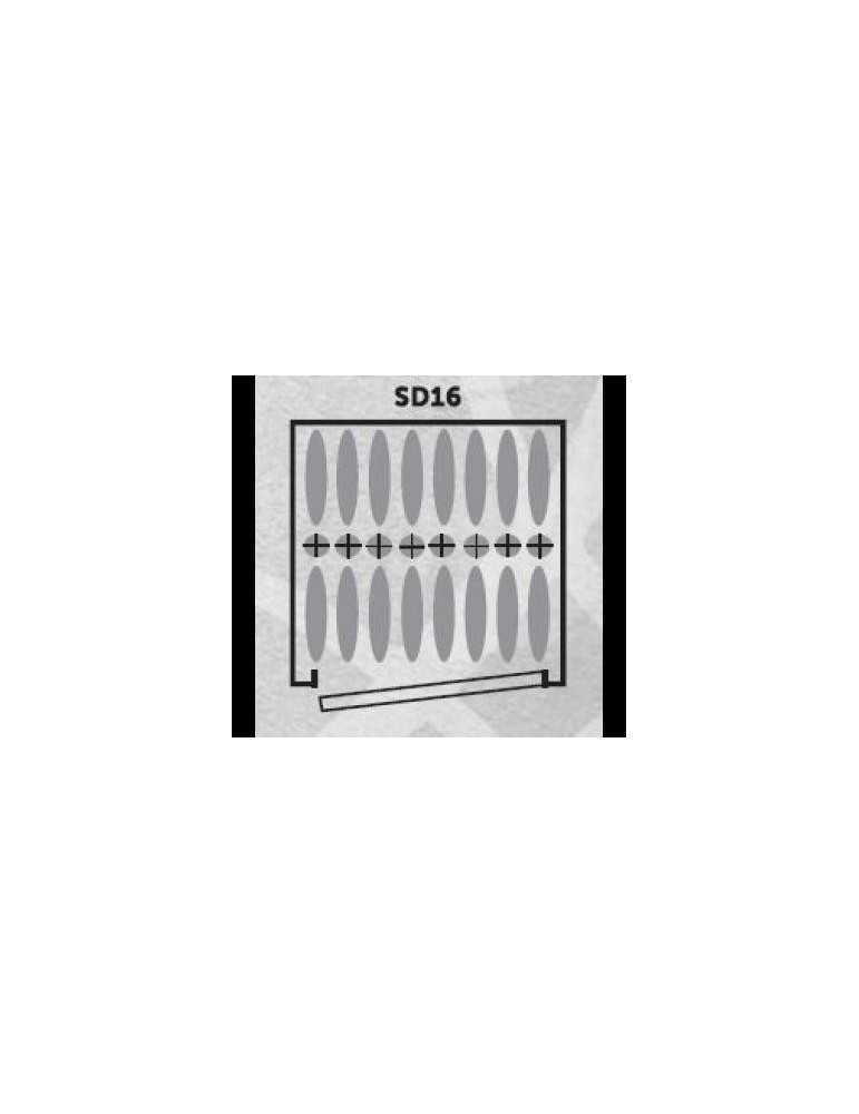 Armoire forte SD16 disposition intérieure