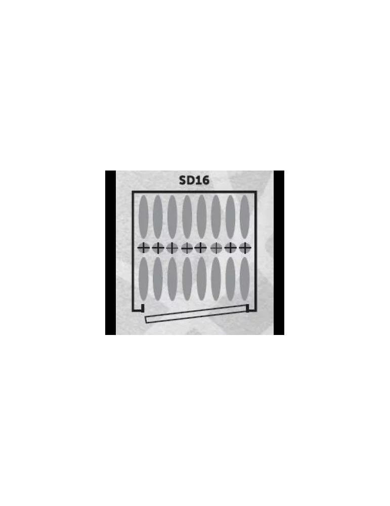 Armoire forte SD16 disposition intérieure