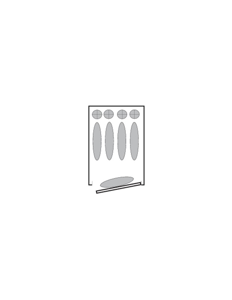 Armoire forte SD5 disposition intérieure