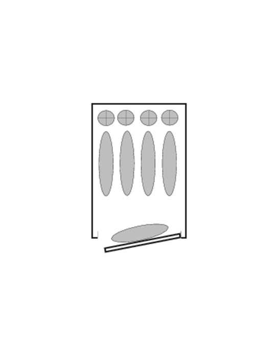 Armoire forte SD5 disposition intérieure