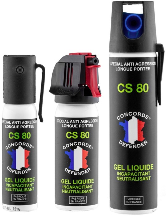 Aérosol CS 80 gel liquide incapacitant et neutralisant