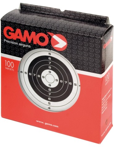 Paquet de 100 cibles cartonnées Gamo pour le tir