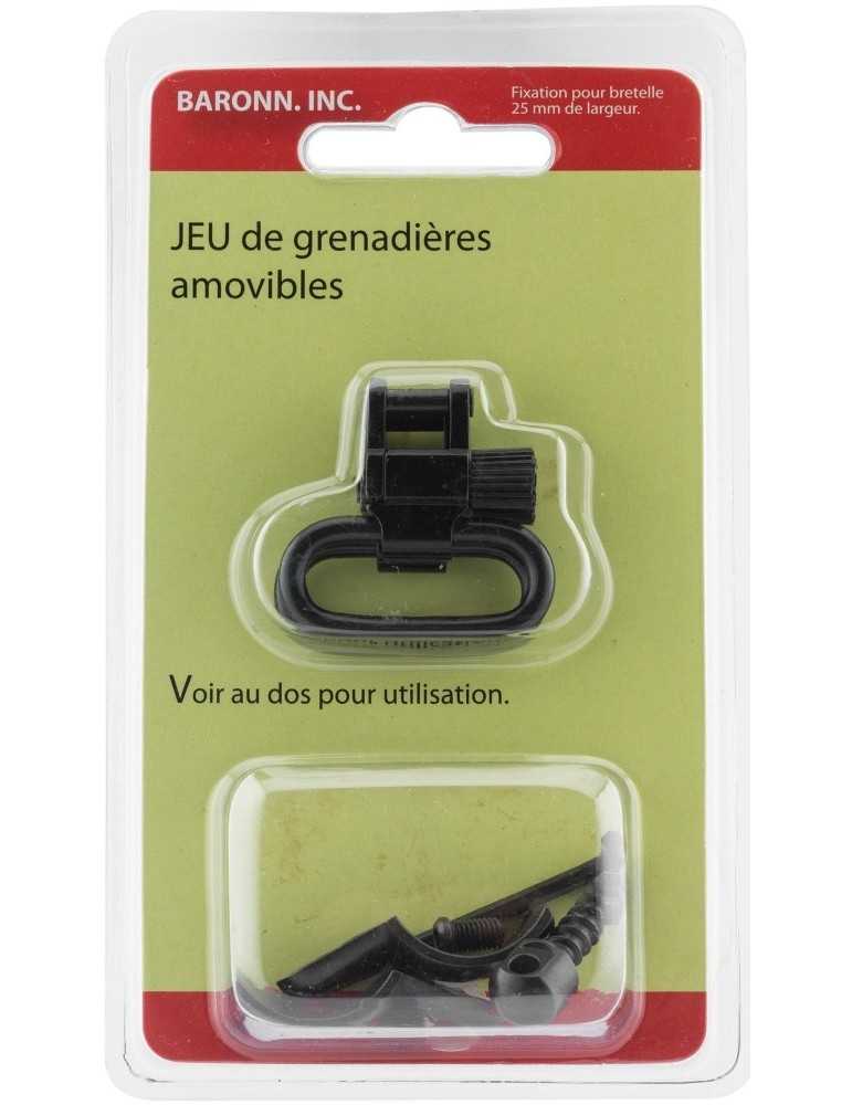 Grenadières détachables pour superposé, calibre au choix