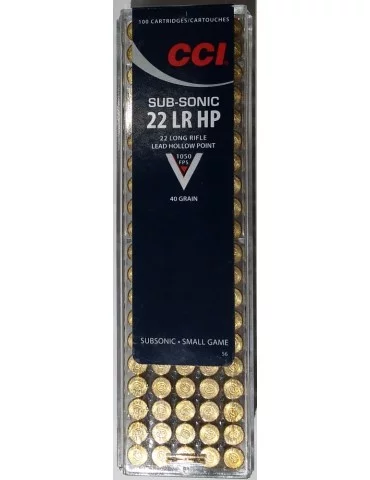 CCI .22 LR HP Subsonic 2