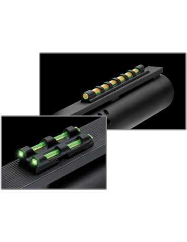 Hausse et guidon adhésif 2 couleurs pour fusil à bande